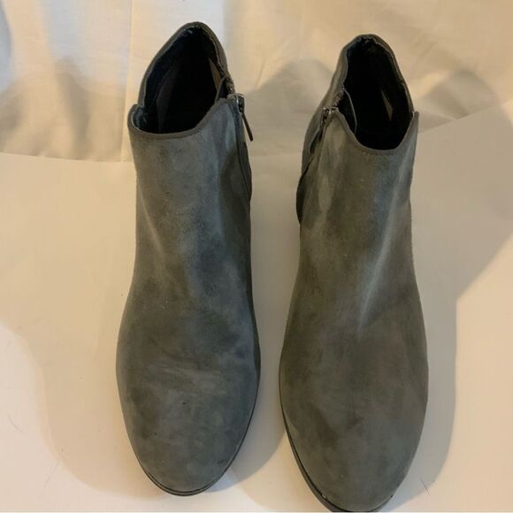 Sam Edelman Suede Gray Women's Ankle boots. Size 8.5M - Picture 6 of 13